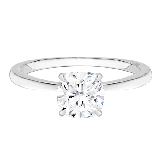 IGI Certified Lab Grown Diamond Engagement Ring 14k White Gold Clarity- VS, Color- EFG
