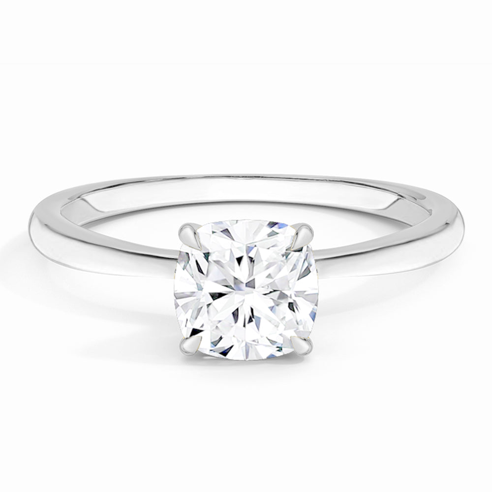 IGI Certified Lab Grown Diamond Engagement Ring 14k White Gold Clarity- VS, Color- EFG