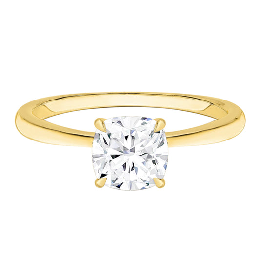 IGI Certified Lab Grown Diamond Engagement Ring 14k Yellow Gold Clarity- VS, Color- EFG (Copy)