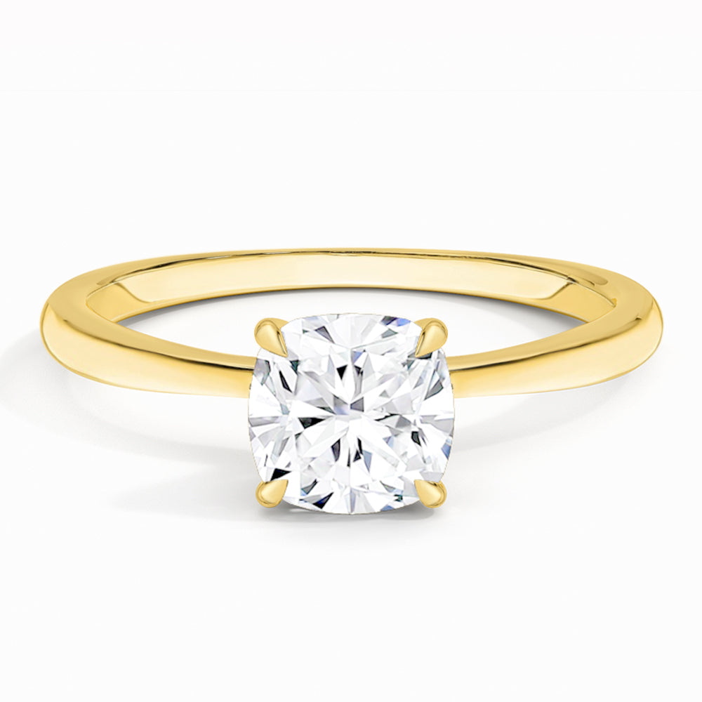 IGI Certified Lab Grown Diamond Engagement Ring 14k Yellow Gold Clarity- VS, Color- EFG (Copy)