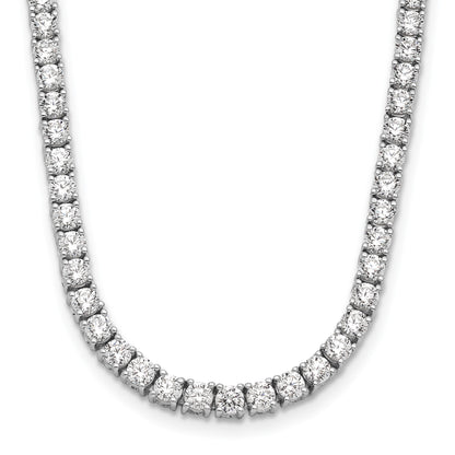 14k Gold Round Cut Lab Grown Diamond Tennis Necklace 18" 4.00ct to 20.00ct, Color-E-F, Clarity- VS (Copy)