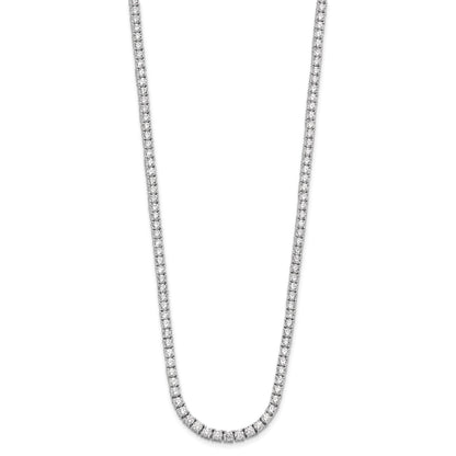 14k Gold Round Cut Lab Grown Diamond Tennis Necklace 18" 4.00ct to 20.00ct, Color-E-F, Clarity- VS (Copy)