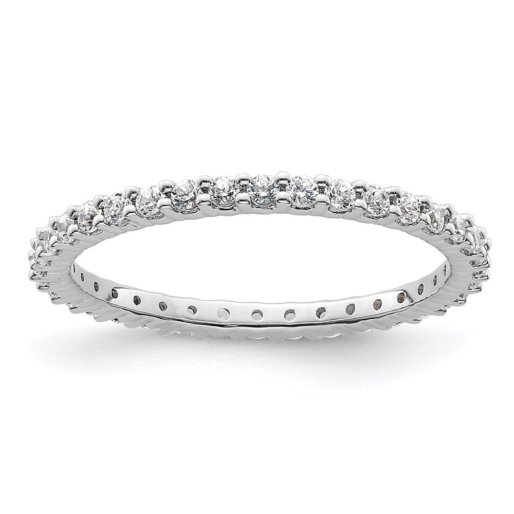 14k Rose, White or Yellow Gold 1/2 Carat Round Diamond Eternity Band Ring