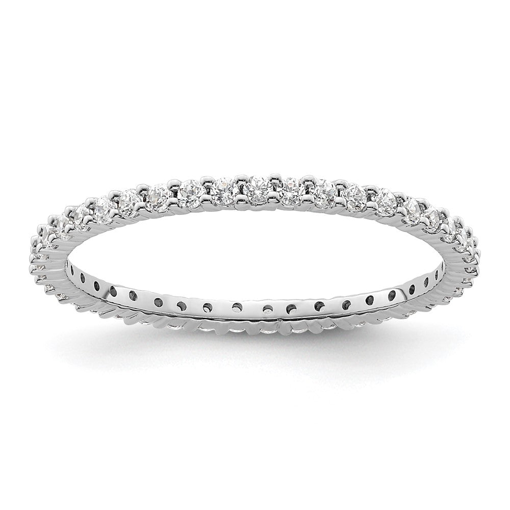 14k Rose, White or Yellow Gold 1/2 Carat Round Diamond Eternity Band Ring