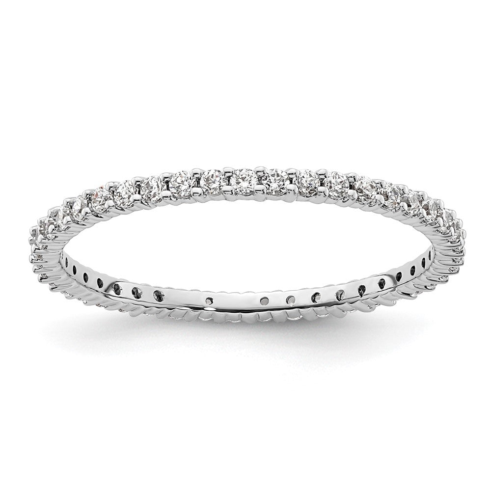 14k Rose, White or Yellow Gold 1/2 Carat Round Diamond Eternity Band Ring