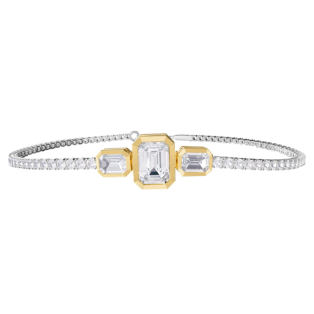 4.90 Carat Lab Grown Diamond Tennis Bracelet 7"