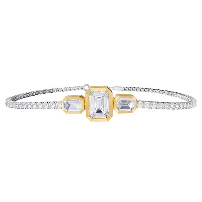 4.90 Carat Lab Grown Diamond Tennis Bracelet 7"