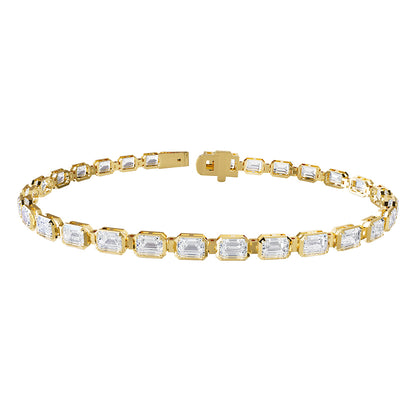 7.75 Carat Lab Grown Diamond Tennis Bracelet 7"