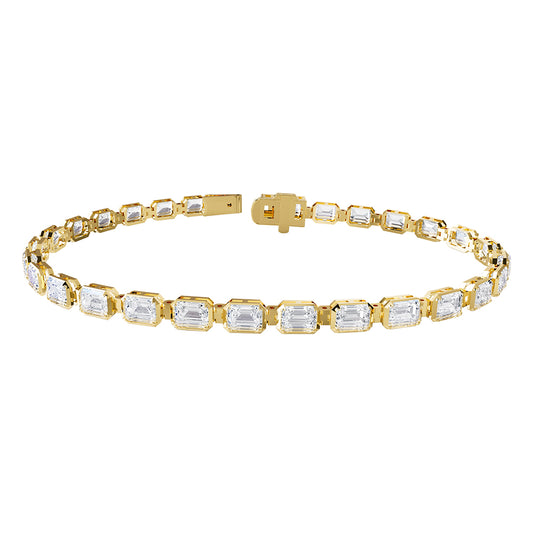 7.75 Carat Lab Grown Diamond Tennis Bracelet 7"