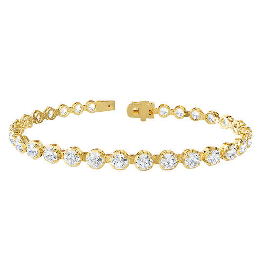 7.50 Carat Lab Grown Diamond Tennis Bracelet 7"
