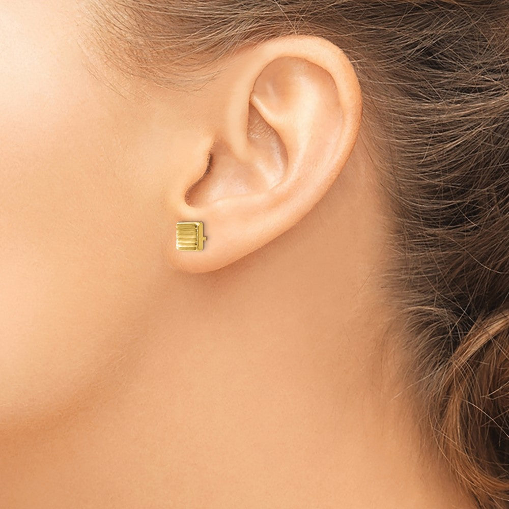 14k Yellow Gold Stud Earrings