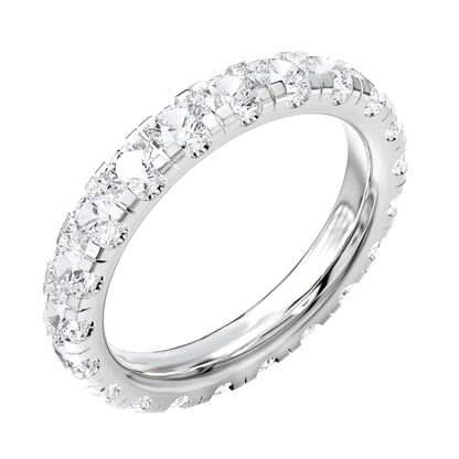 2 Carat Lab Grown Diamond Eternity Wedding Band Ring