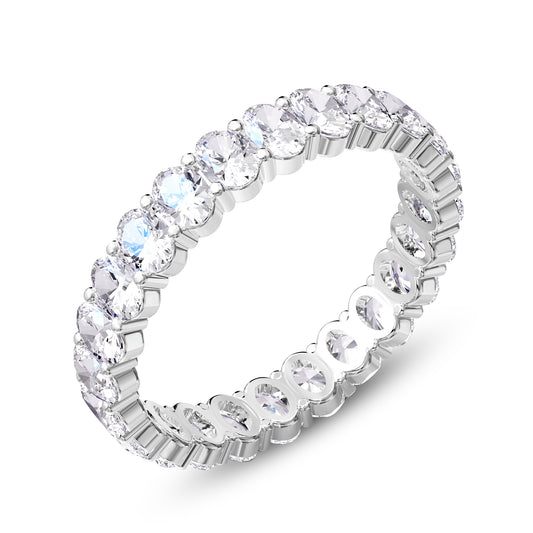 2.20 Carat Lab Grown Diamond Eternity Wedding Band Ring