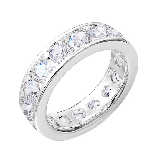 3.50 Carat Lab Grown Diamond Eternity Wedding Band Ring