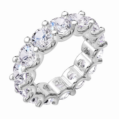 6.50 Carat Lab Grown Diamond Eternity Wedding Band Ring