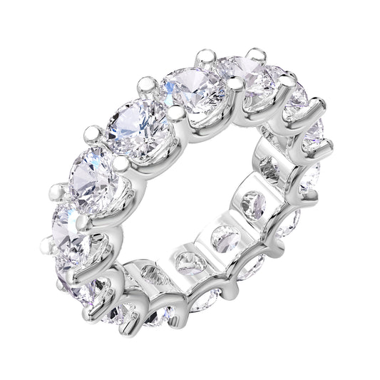 8 Carat Lab Grown Diamond Eternity Wedding Band Ring