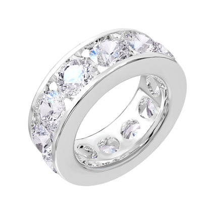 8.50 Carat Lab Grown Diamond Eternity Wedding Band Ring