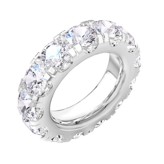 9.50 Carat Lab Grown Diamond Eternity Wedding Band Ring