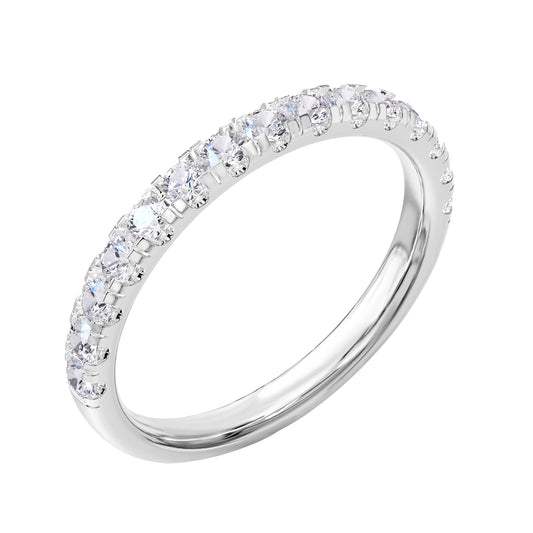 1/2 Carat Lab Grown Diamond Wedding Band Ring