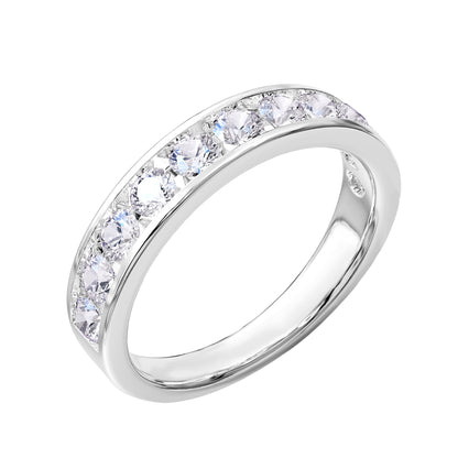 1 Carat Lab Grown Diamond Eternity Wedding Band Ring