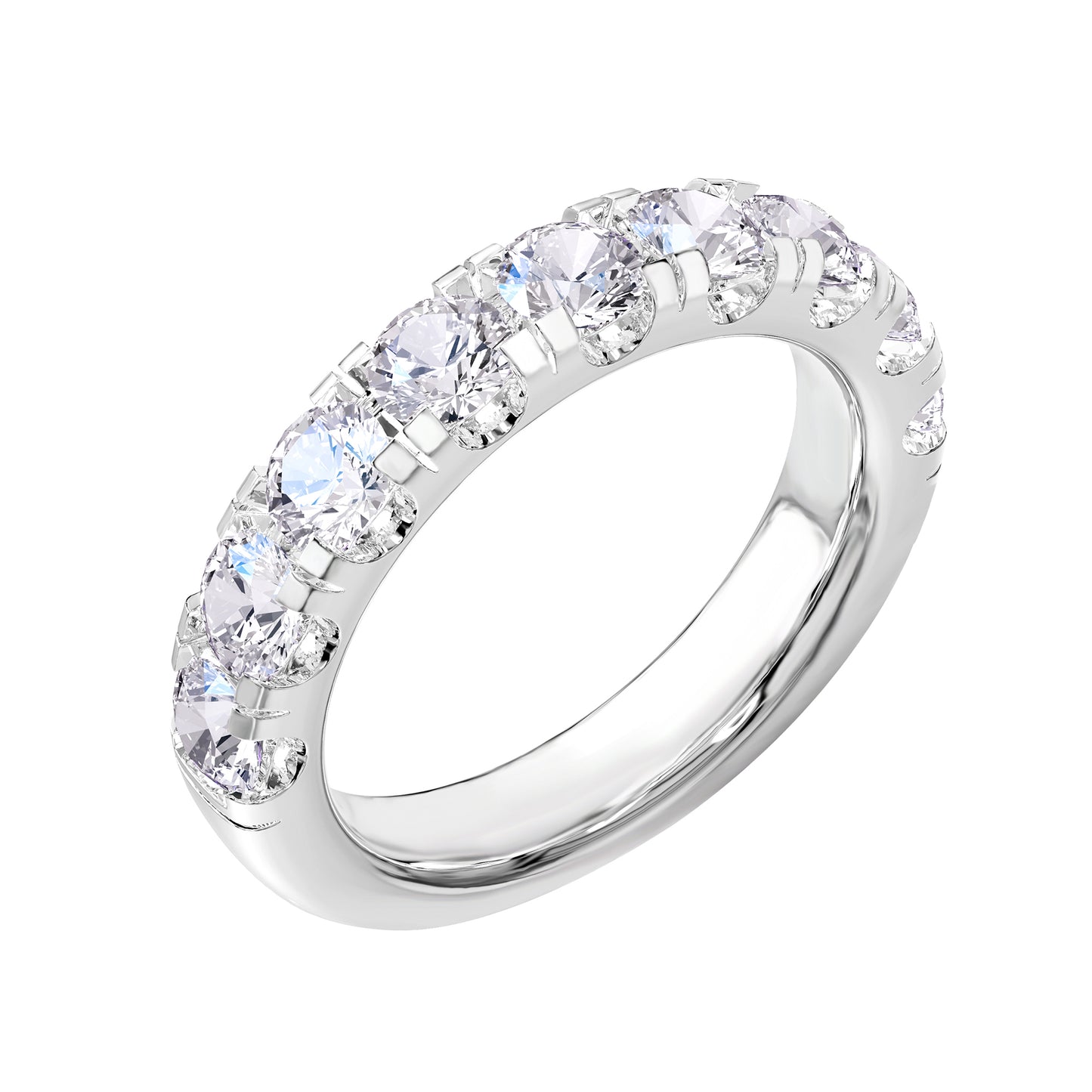 2 Carat Lab Grown Diamond Wedding Band Ring