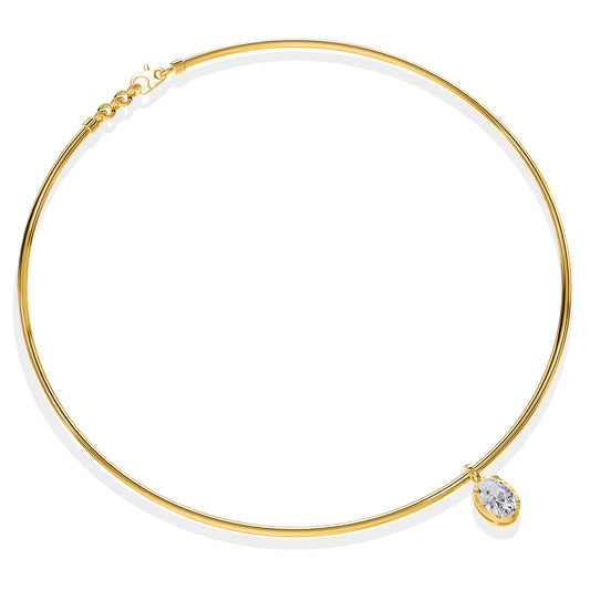 1.21 Carat Lab Grown Diamond Necklace 18"