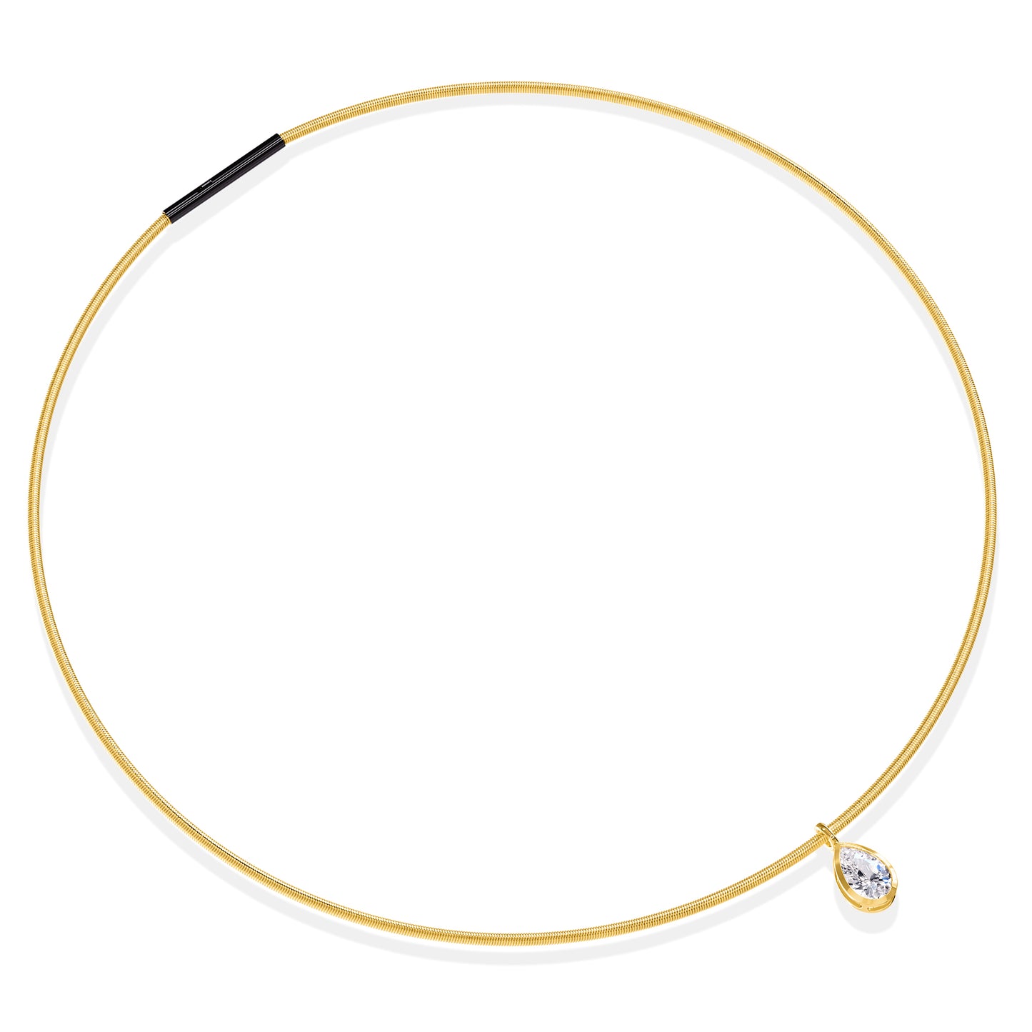 1.30 Carat Lab Grown Diamond Necklace 18"