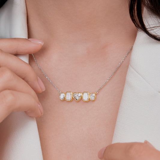 3.50 Carat Lab Grown Diamond Pendant Necklace 18"