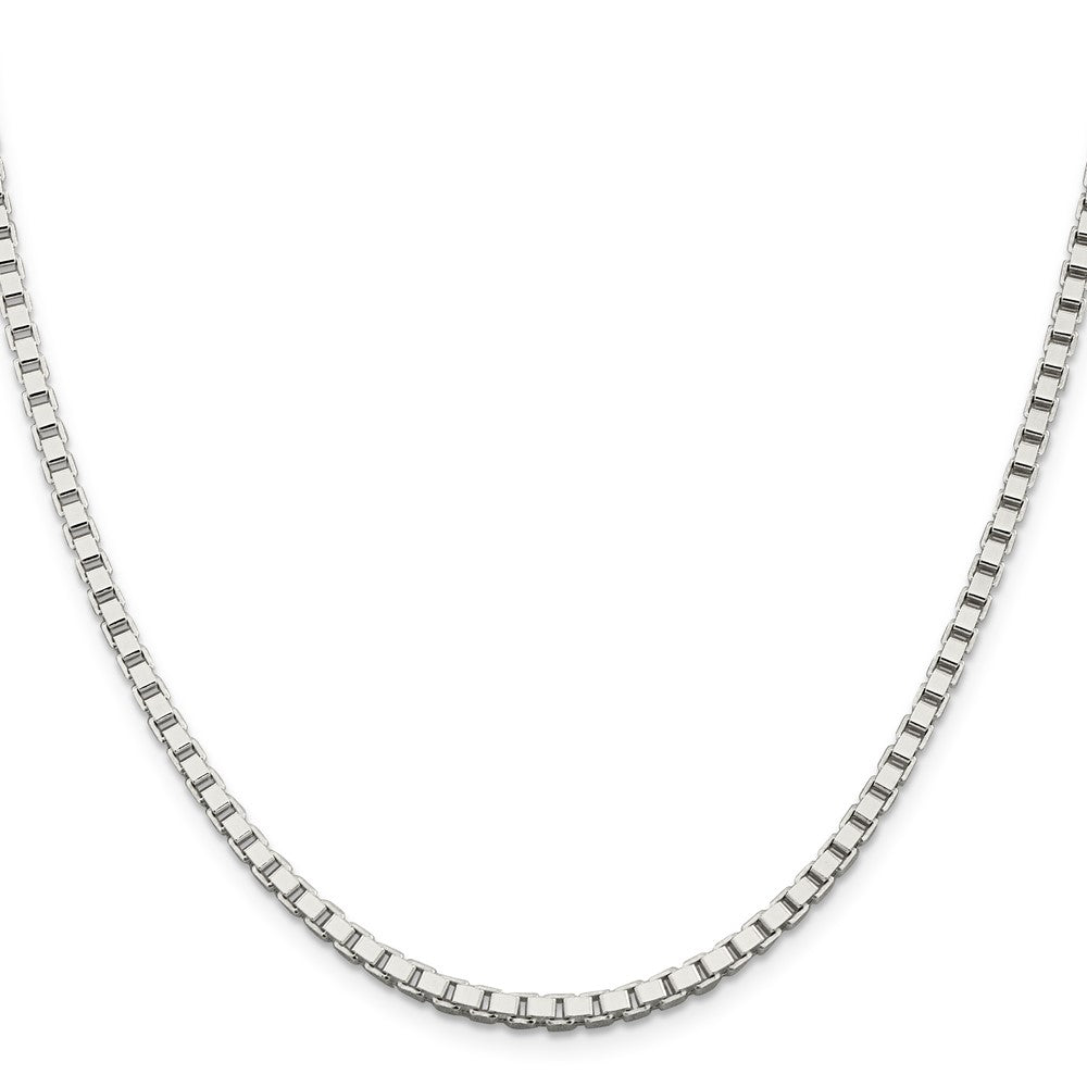 Sterling Silver 3mm Box Chain Necklace