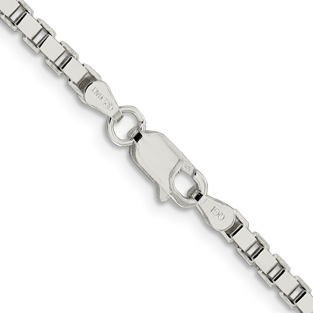 Sterling Silver 3mm Box Chain Necklace