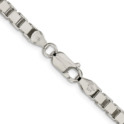 Sterling Silver 4.5mm Box Chain Necklace
