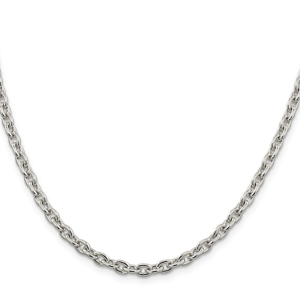 Sterling Silver 4.5mm Cable Chain Necklace