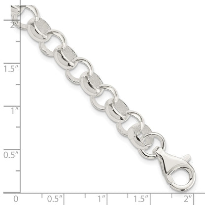 925 Sterling Silver 8mm Belcher Light Bracelet 7.5 inch