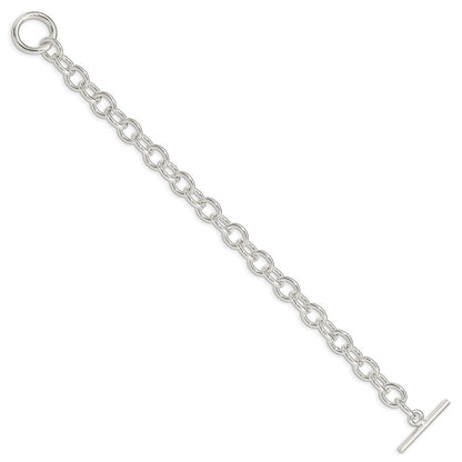 925 Sterling Silver 8.13mm Fancy Link Bracelet 7.5 inch