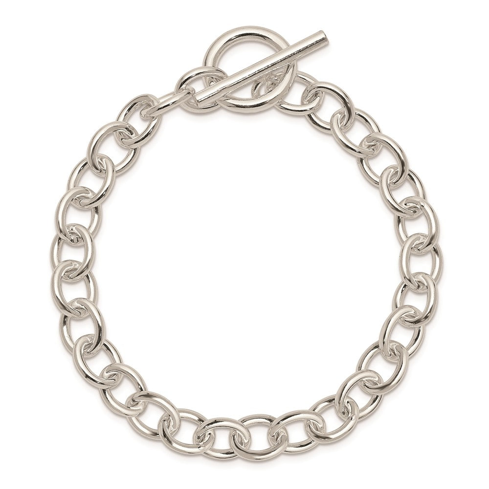 925 Sterling Silver 8.13mm Fancy Link Bracelet 7.5 inch