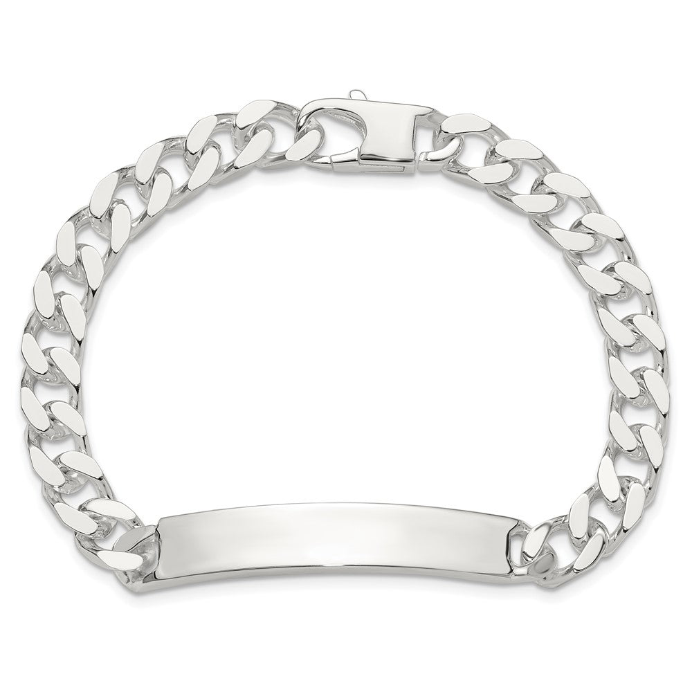 925 Sterling Silver 7.8mm Curb ID Bracelet 8 inch