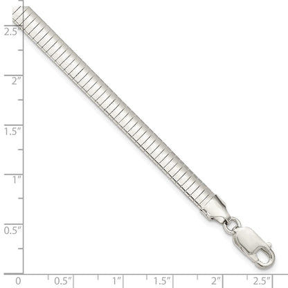 925 Sterling Silver Cubetto Bangle Bracelet 8 inch