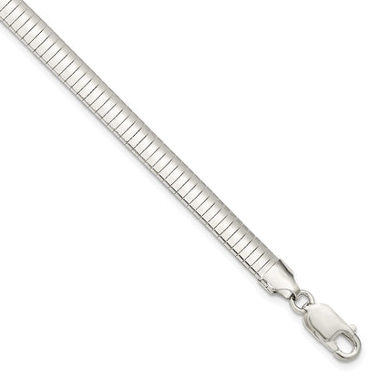 925 Sterling Silver Cubetto Bangle Bracelet 8 inch