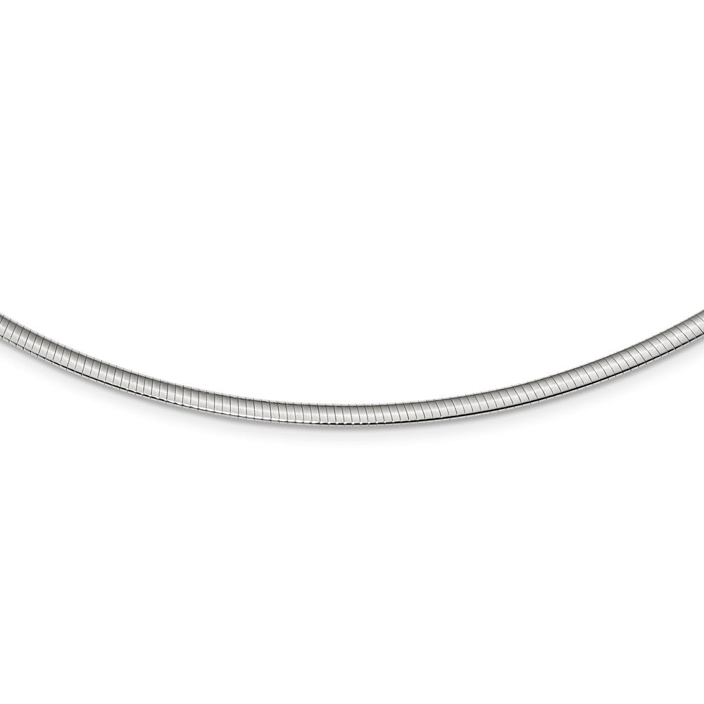 Sterling Silver Flash Gold-plated Reversible 3mm Cubetto Chain Necklace 18"