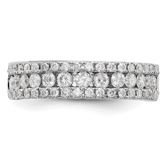 14k Gold 1 Ct Diamond Wedding Band Ring Clarity- I1, Color- G