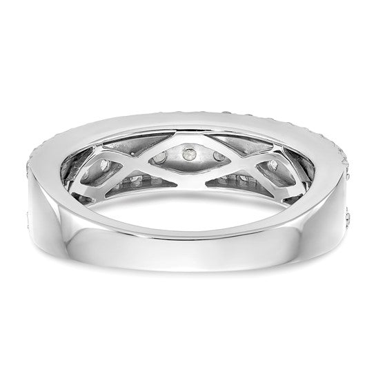 14k Gold 1 Ct Diamond Wedding Band Ring Clarity- I1, Color- G