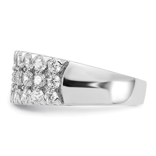 14k Gold 1.5 Ct Diamond Wedding Band Ring Clarity- I1, Color- G