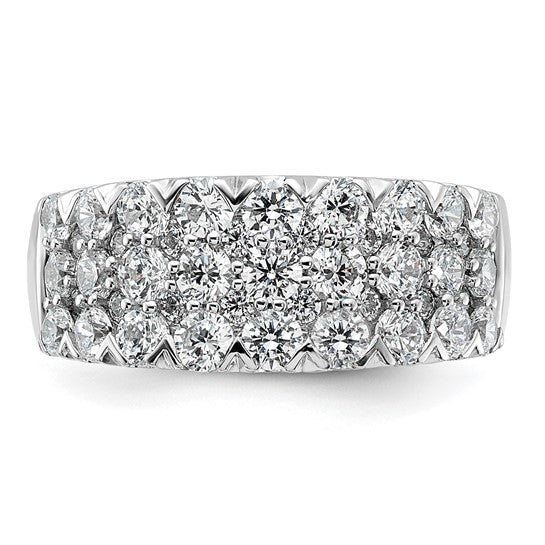 14k Gold 1.5 Ct Diamond Wedding Band Ring Clarity- I1, Color- G