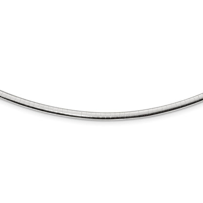 Sterling Silver Gold-pltd 3mm Reversible Cubetto Chain Necklace 18"