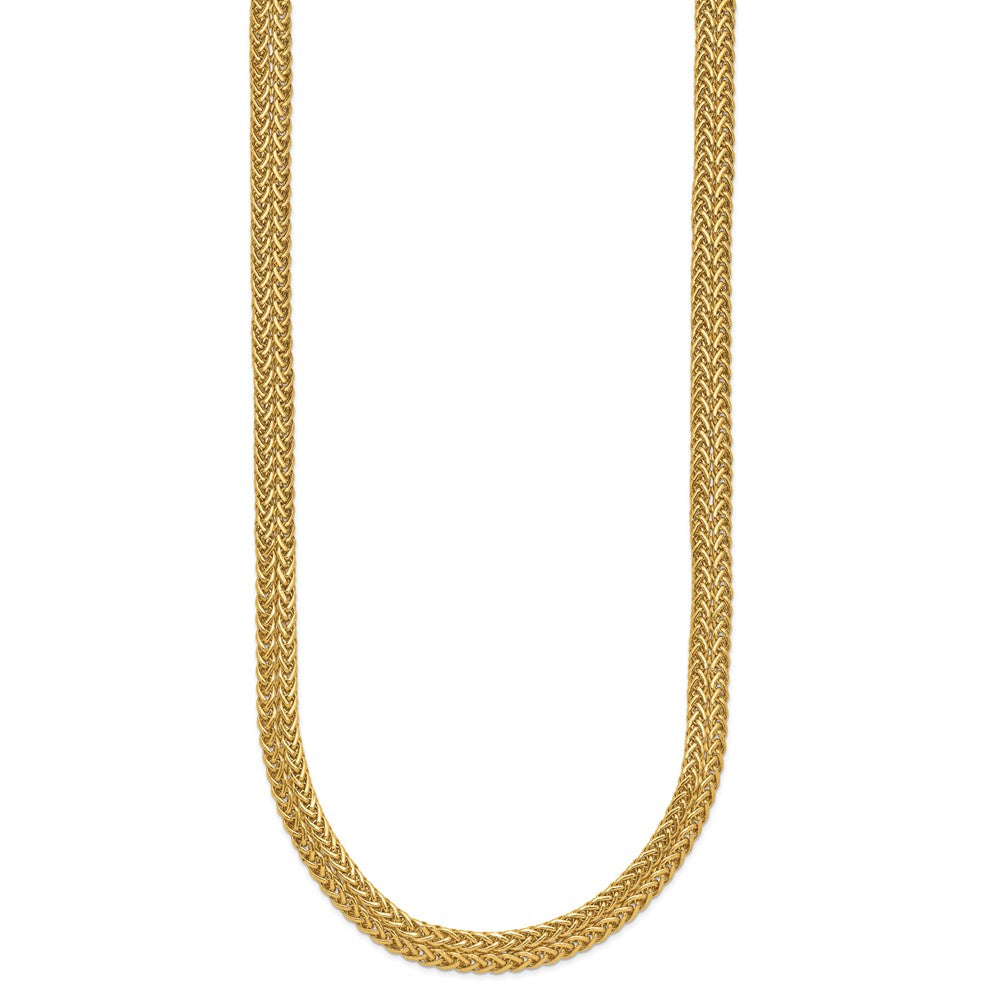 14k Yellow Gold Polished Fancy Necklace 18"
