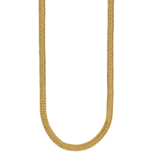 14k Yellow Gold Polished Fancy Necklace 18"