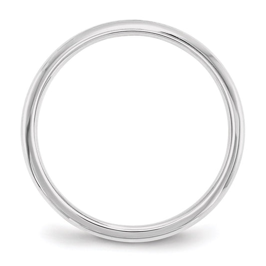 14k White Gold 2mm Standard Weight Comfort Fit Wedding Band Ring