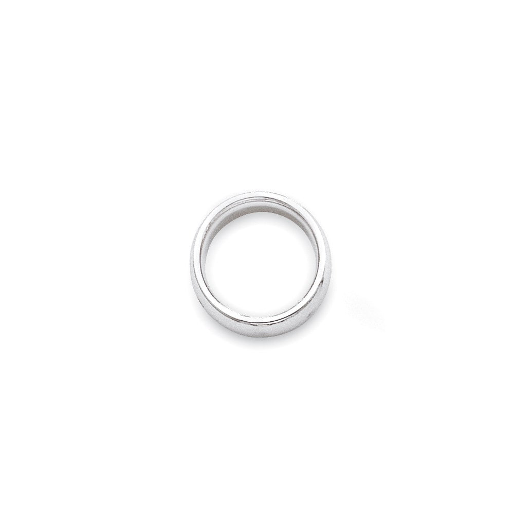 14k White Gold 3mm Standard Weight Comfort Fit Wedding Band Ring