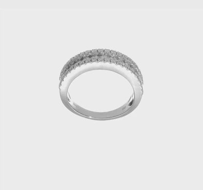 14k Gold 1 Ct Diamond Wedding Band Ring Clarity- I1, Color- G