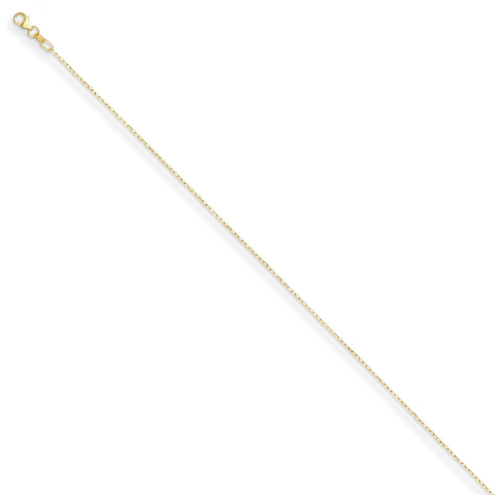 D2D 14K 0.9mm Diamond-cut Cable 20 inch Chain